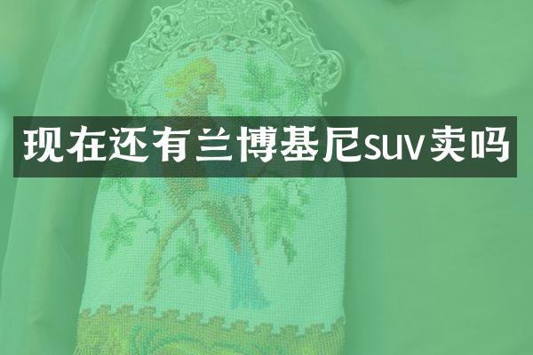 现在还有兰博基尼suv卖吗