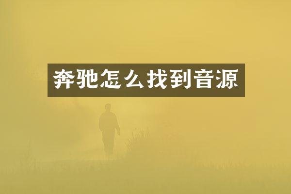 奔驰怎么找到音源