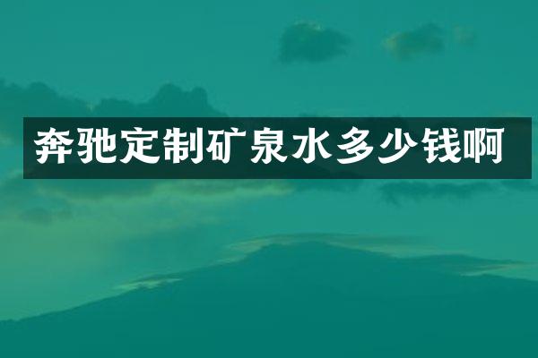 奔驰定制矿泉水多少钱啊