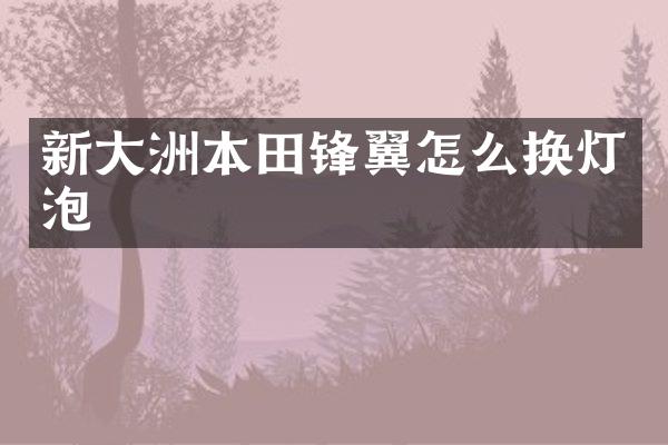 新大洲本田锋翼怎么换灯泡