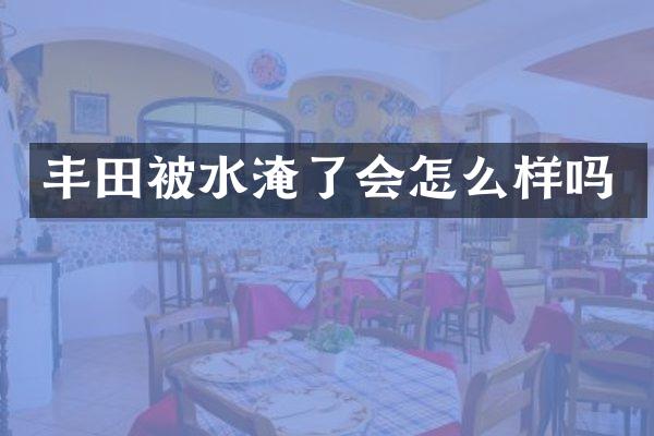 丰田被水淹了会怎么样吗