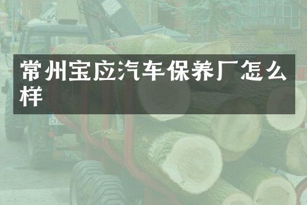 常州宝应汽车保养厂怎么样