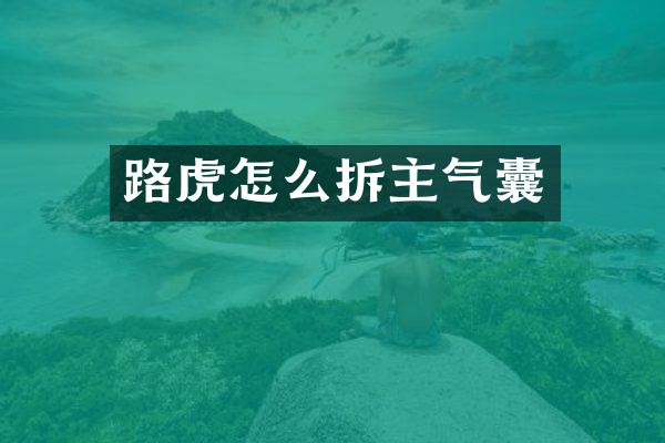 路虎怎么拆主气囊