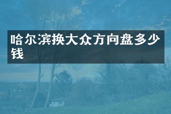 哈尔滨换大众方向盘多少钱