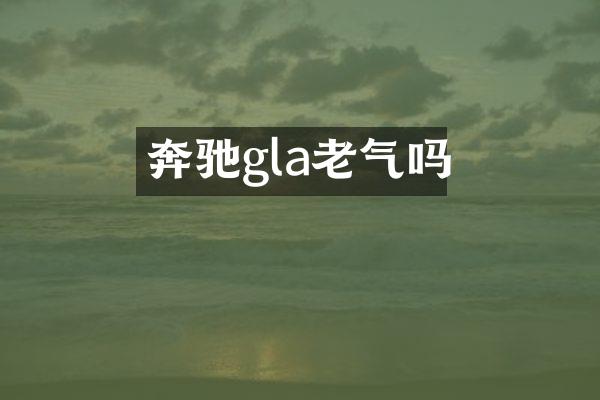 奔驰gla老气吗