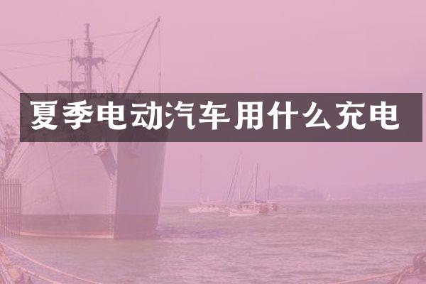 夏季电动汽车用什么充电