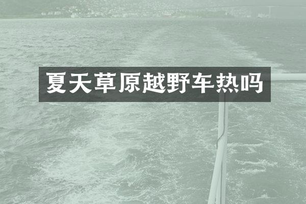 夏天草原越野车热吗