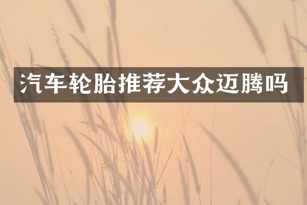 汽车轮胎推荐大众迈腾吗