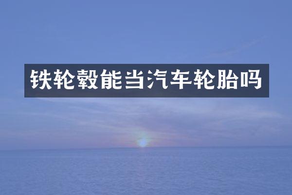 铁轮毂能当汽车轮胎吗