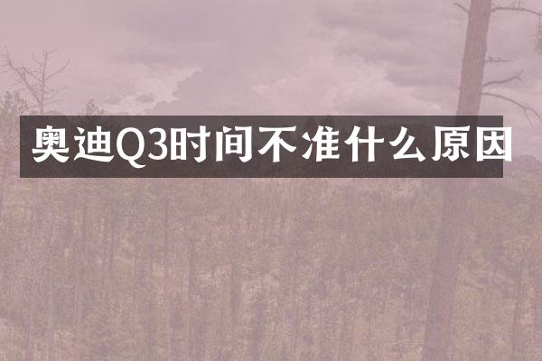 奥迪Q3时间不准什么原因