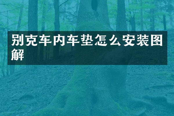 别克车内车垫怎么安装图解