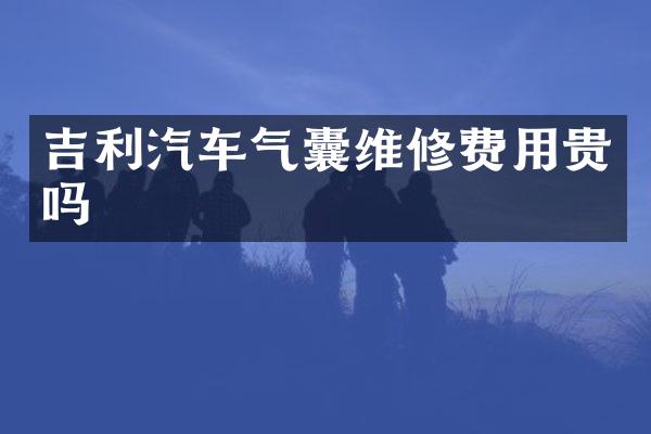 吉利汽车气囊维修费用贵吗