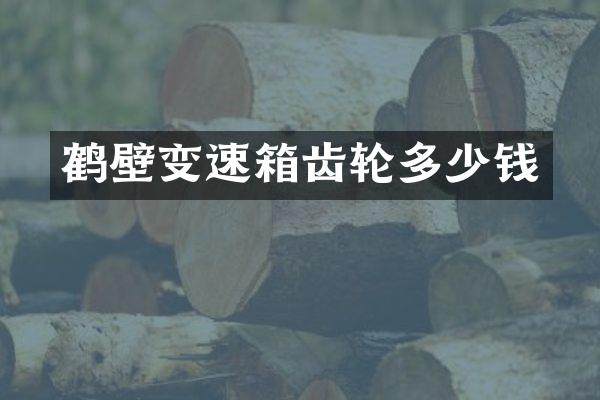 鹤壁变速箱齿轮多少钱