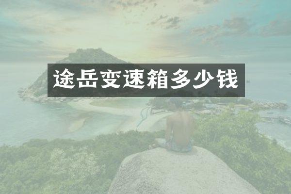 途岳变速箱多少钱