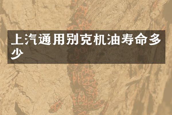上汽通用别克机油寿命多少