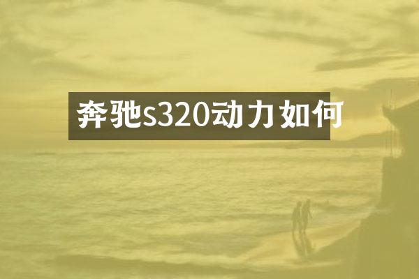 奔驰s320动力如何