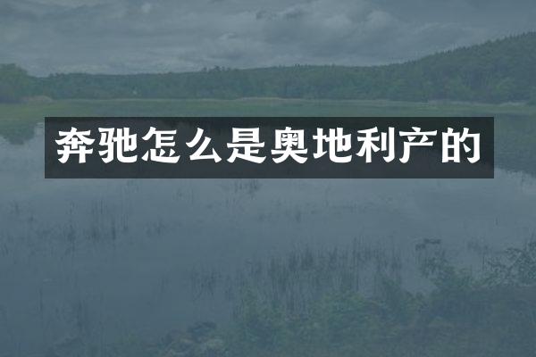 奔驰怎么是奥地利产的