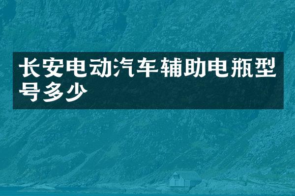 长安电动汽车辅助电瓶型号多少