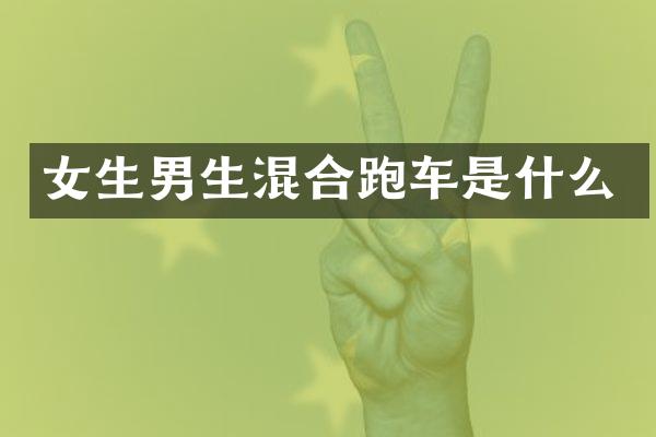 女生男生混合跑车是什么