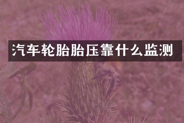 汽车轮胎胎压靠什么监测