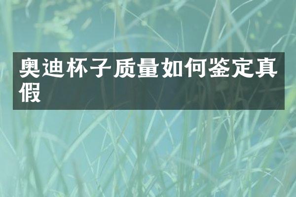 奥迪杯子质量如何鉴定真假