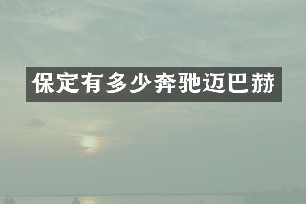 保定有多少奔驰迈巴赫