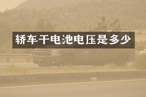轿车干电池电压是多少