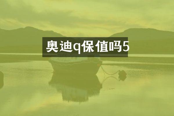 奥迪q保值吗5