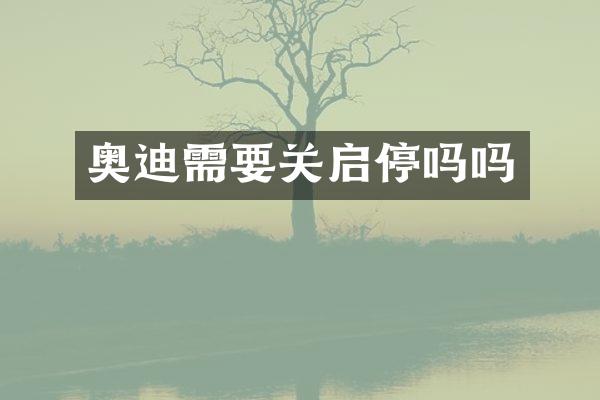 奥迪需要关启停吗吗