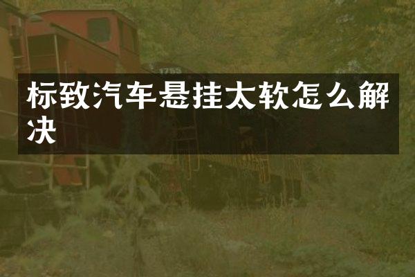 标致汽车悬挂太软怎么解决