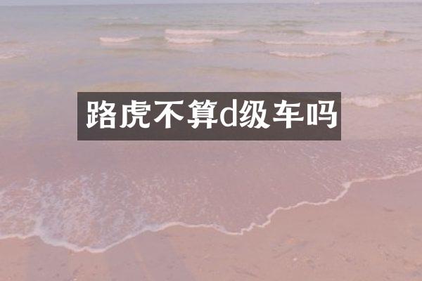 路虎不算d级车吗