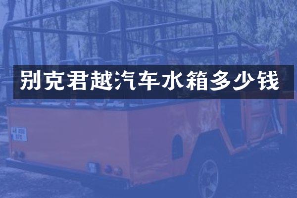 别克君越汽车水箱多少钱