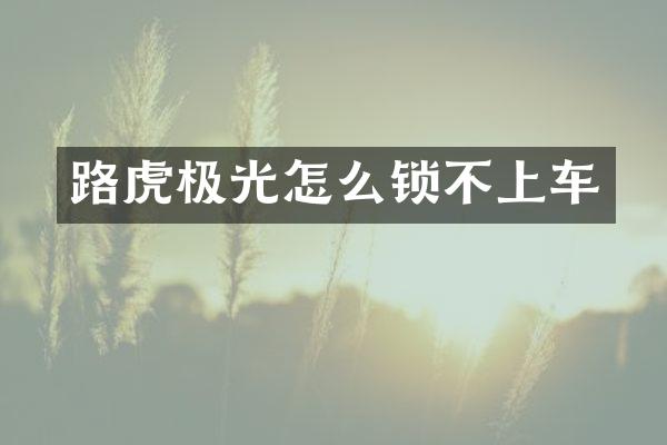 路虎极光怎么锁不上车
