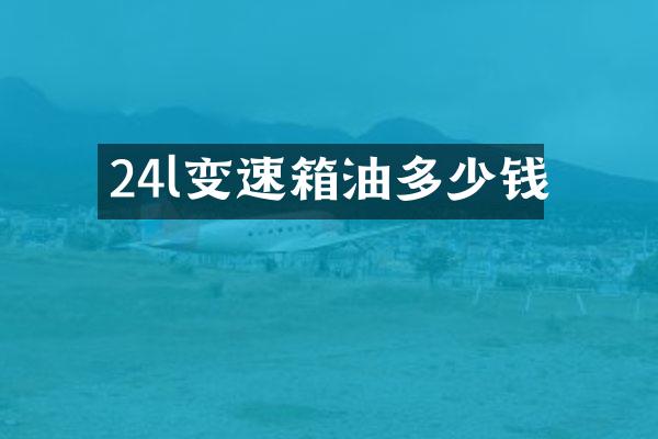 24l变速箱油多少钱