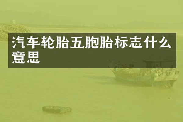 汽车轮胎五胞胎标志什么意思