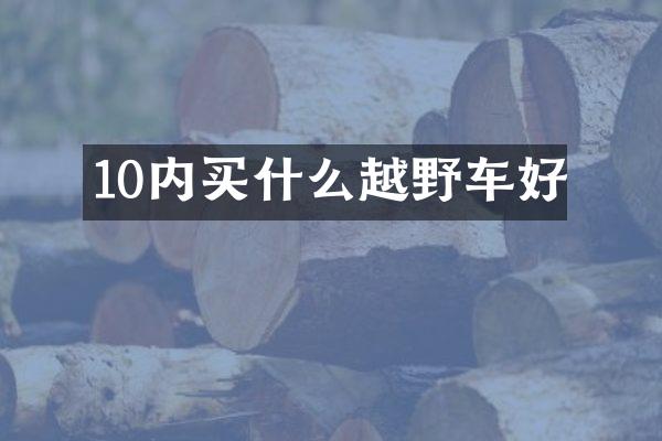 10内越野车好