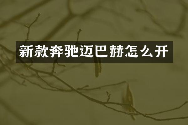 新款奔驰迈巴赫怎么开