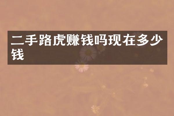 二手路虎赚钱吗现在多少钱
