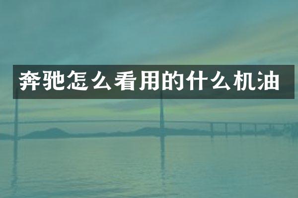 奔驰怎么看用的什么机油