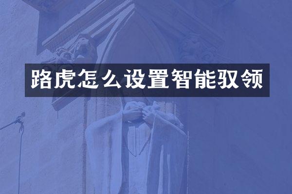 路虎怎么设置智能驭领