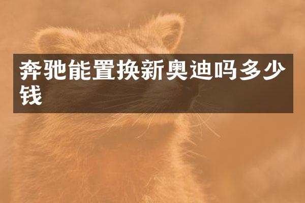 奔驰能置换新奥迪吗多少钱