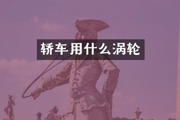 轿车用什么涡轮
