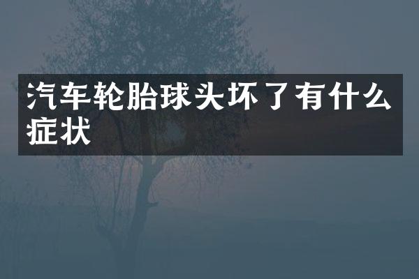 汽车轮胎球头坏了有什么症状