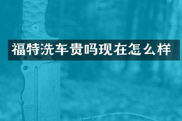 福特洗车贵吗现在怎么样