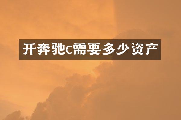 开奔驰c需要多少资产