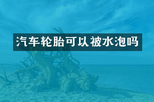 汽车轮胎可以被水泡吗