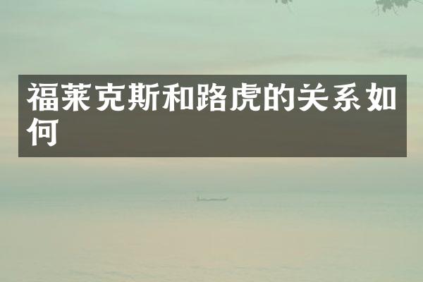 福莱克斯和路虎的关系如何
