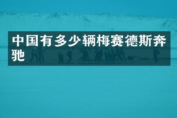 中国有多少辆梅赛德斯奔驰