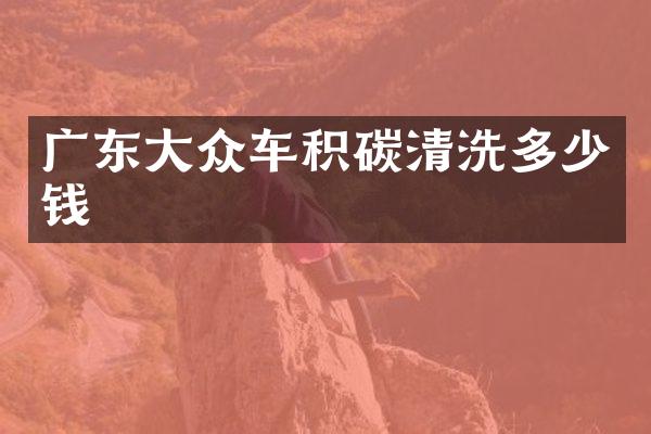 广东大众车积碳清洗多少钱