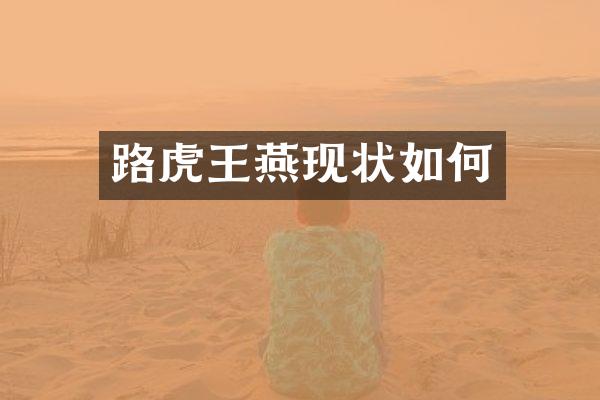 路虎王燕现状如何